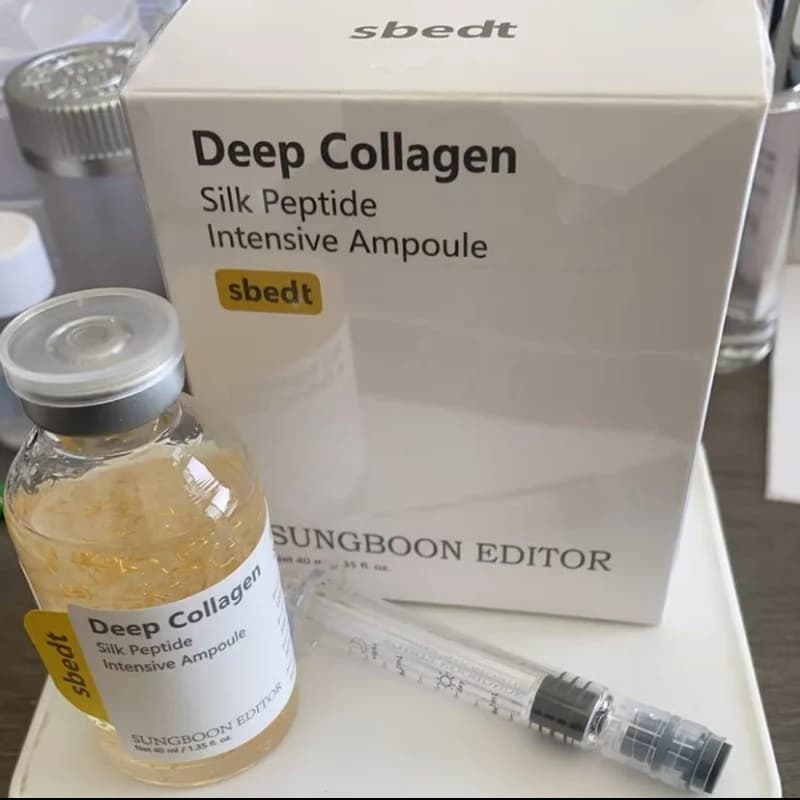 Silk collagen peptide ampoule serum bottle — image 2