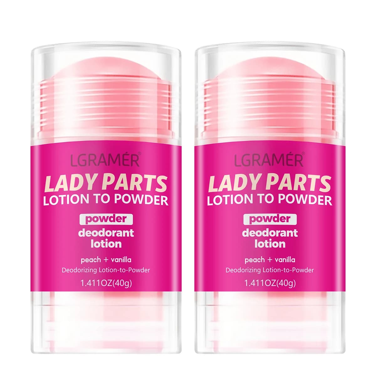 peach vanilla deodorant lotion bottle — image 8
