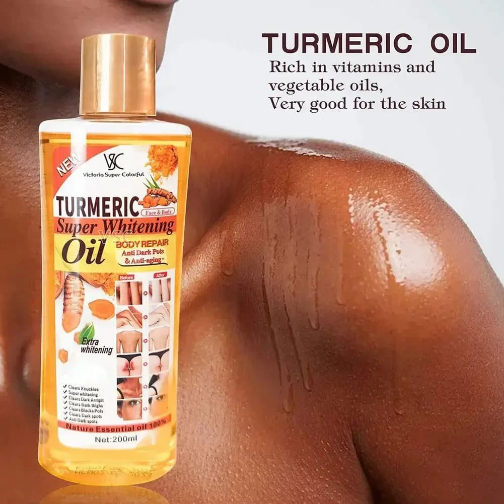Turmeric essential oil massage oil bottle — image 4