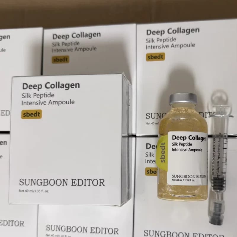 Silk collagen peptide ampoule serum bottle — image 3