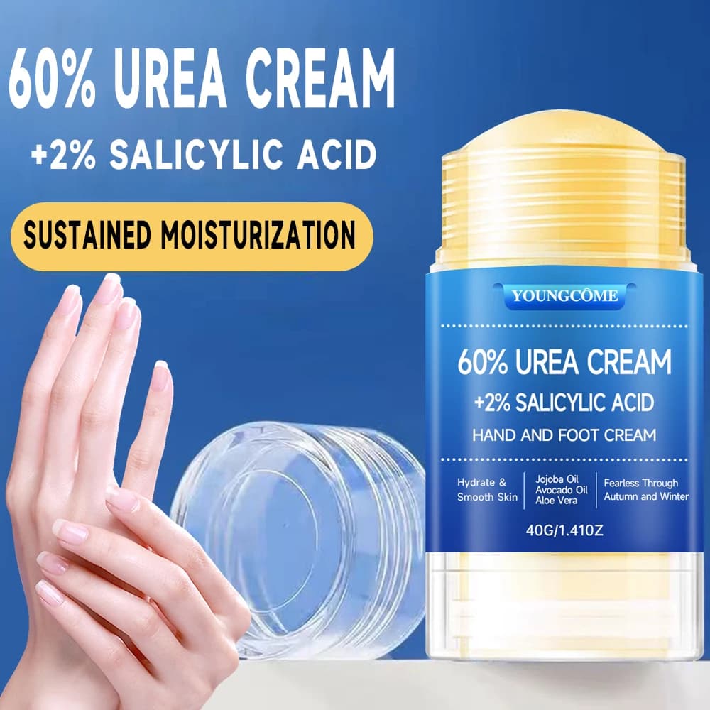 Urea and salicylic acid foot and hand cream tube — image 2