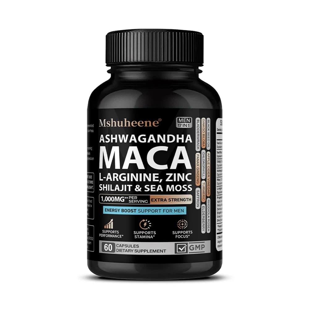 bottles of L-Arginine, Maca and Ashwagandha supplement — image 7