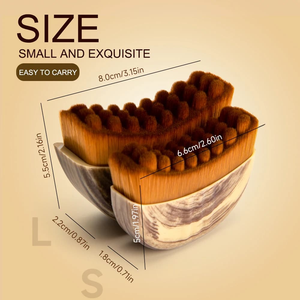 hand holding lymphatic contour face brush — image 6