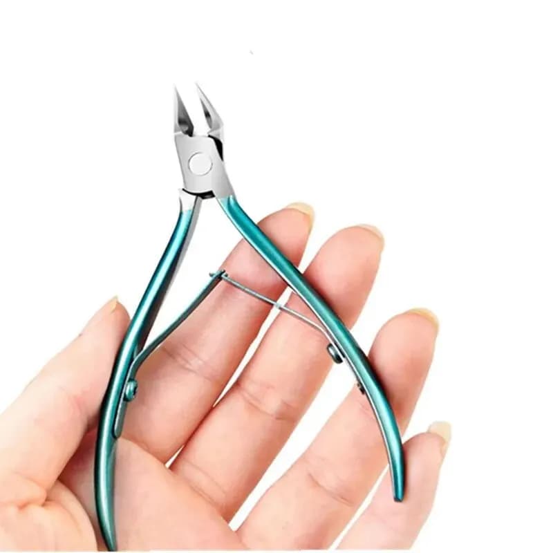 Stainless steel toe nail clipper for ingrown or thick toenails — image 3
