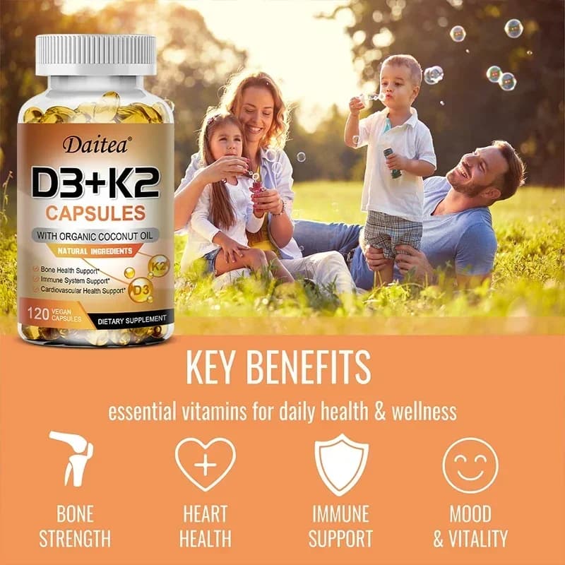 vegan vitamin d3 k2 capsules in organic coconut oil — image 3