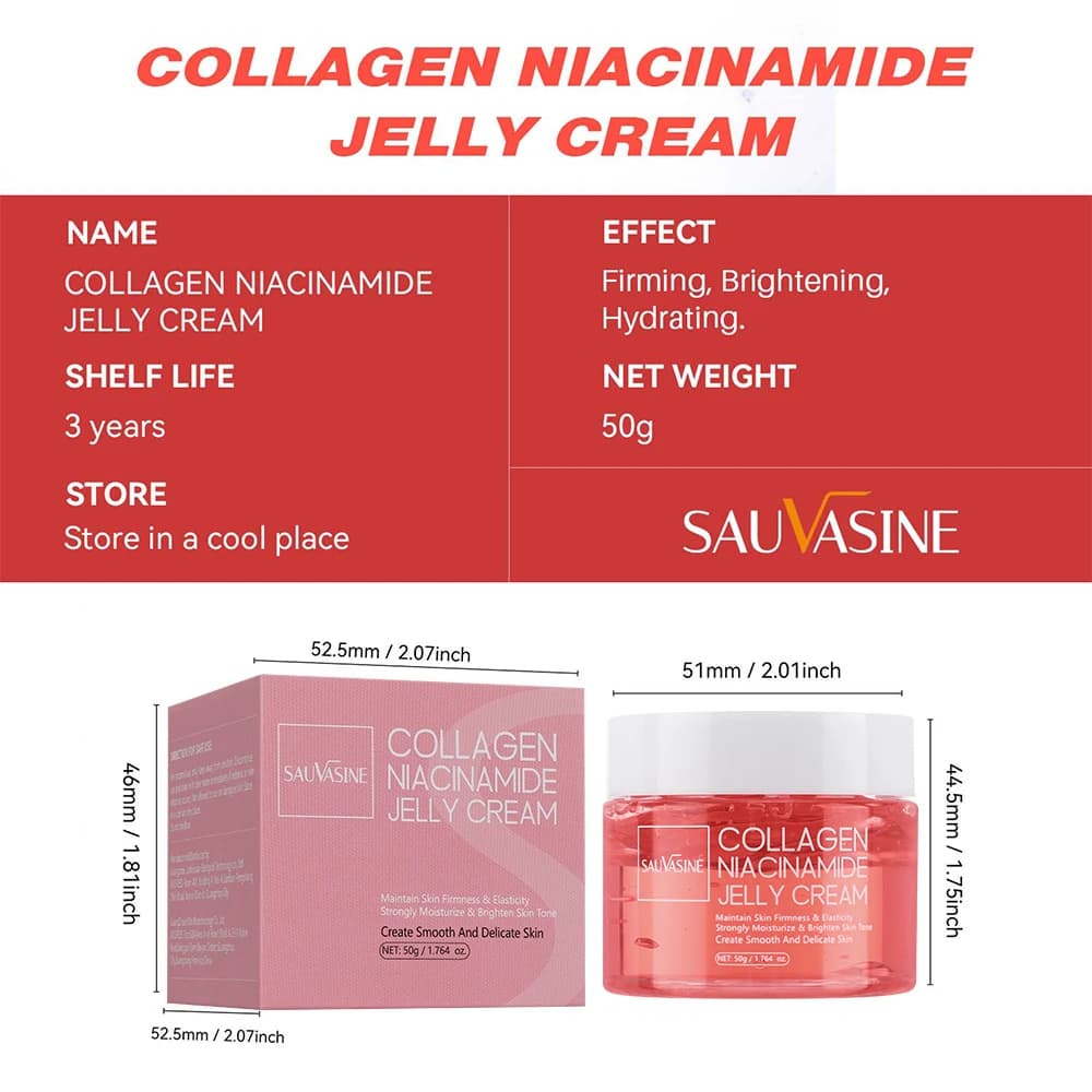 collagen jelly cream with niacinamide in a jar — image 5