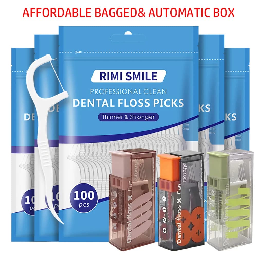 RIMI Smile floss with automatic portable floss box — image 1