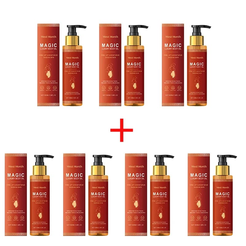 luxury body tightening oil bottle — image 7