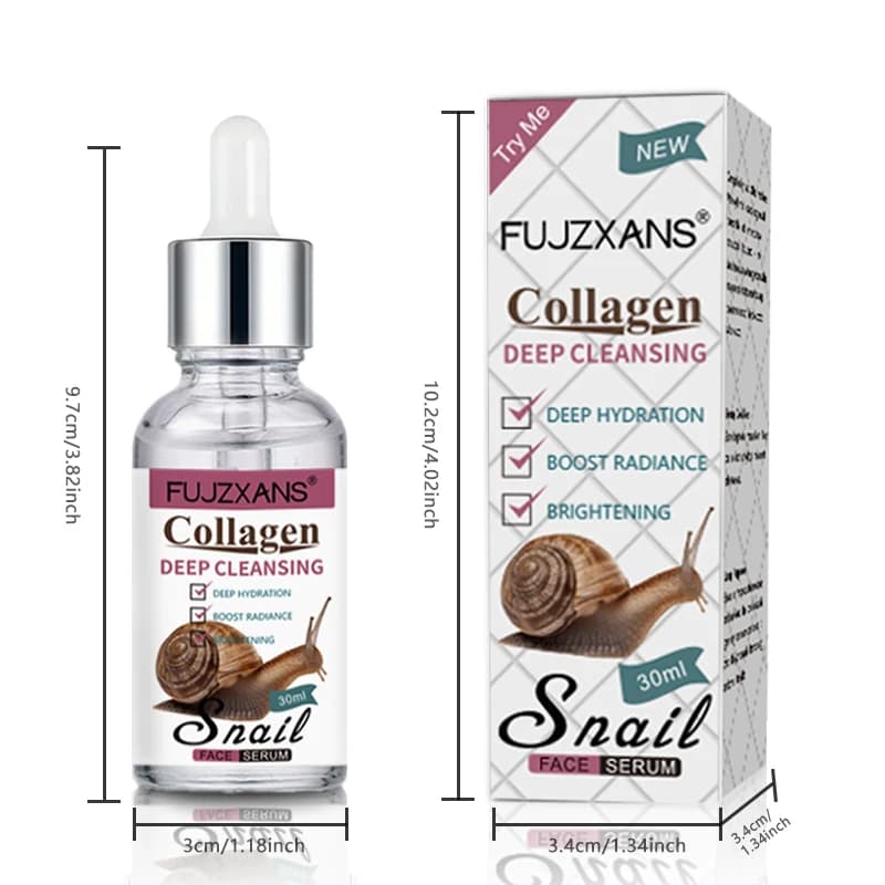 snail mucin serum bottle with niacinamide and hyaluronic acid — image 4