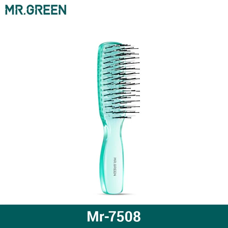 scalp massage hair brush with fine detangling teeth — image 8