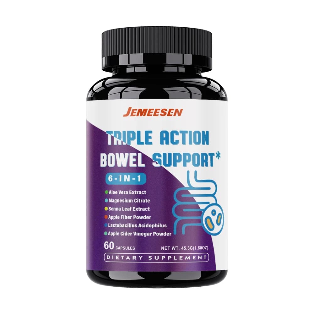 bottle of digestive support supplement with psyllium and magnesium — image 7