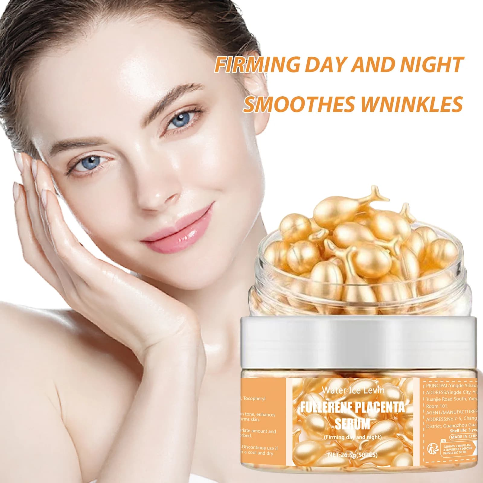collagen face care capsules in a bottle — image 4