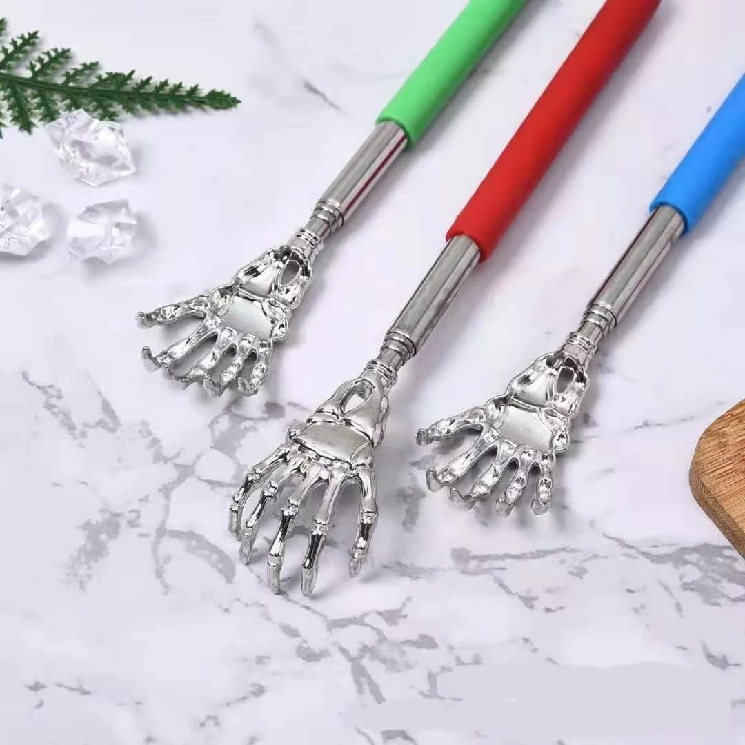 telescopic back scratcher with rubber handles — image 4