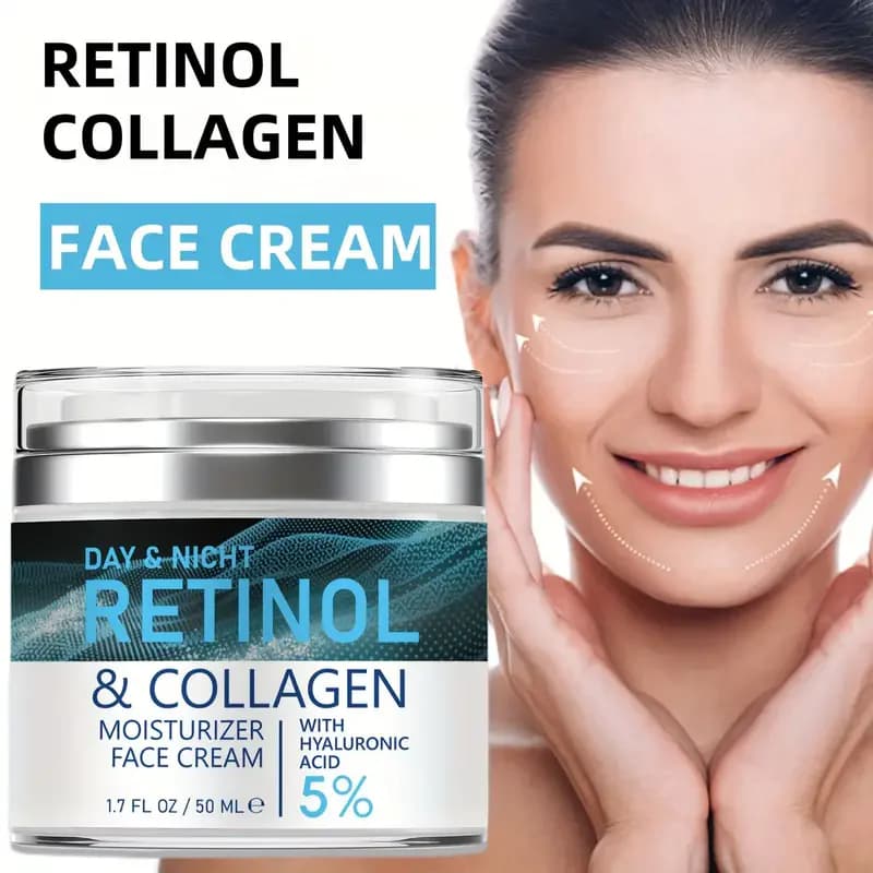 Envisha retinol collagen face cream tube — image 1