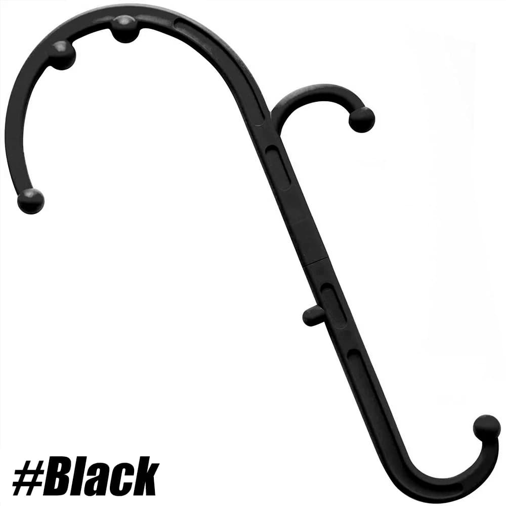 handheld back, neck and foot trigger point massager with hook cane — image 6