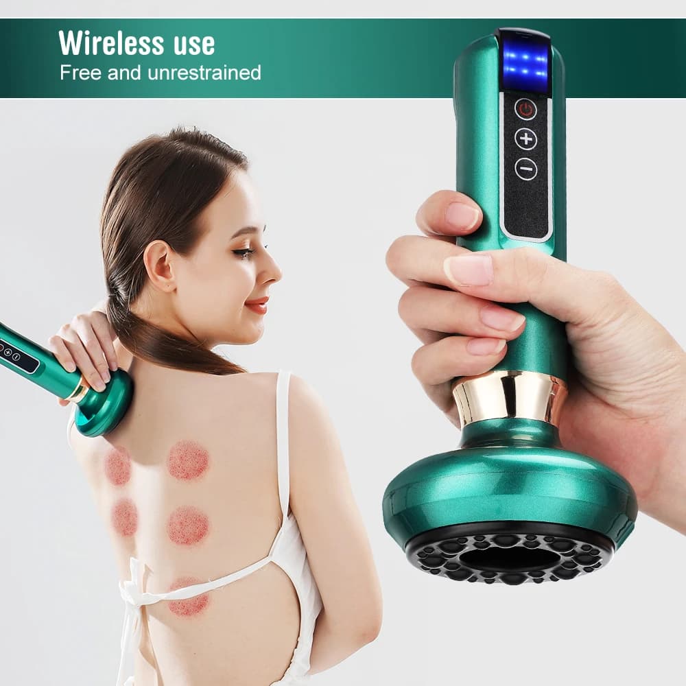 Electric Cupping Massager with 6 Suction Cups