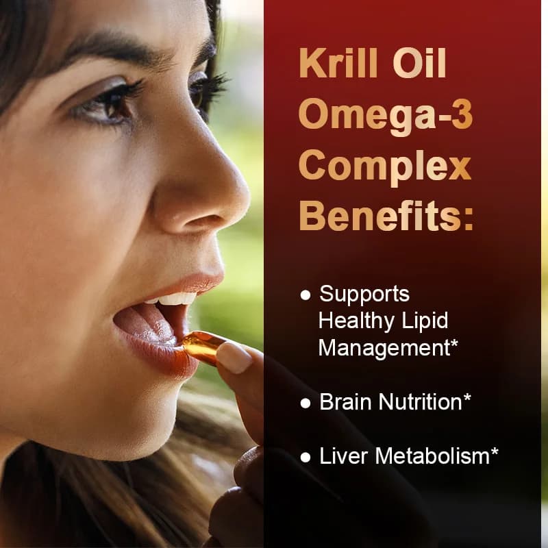 bottle of krill oil capsules — image 6