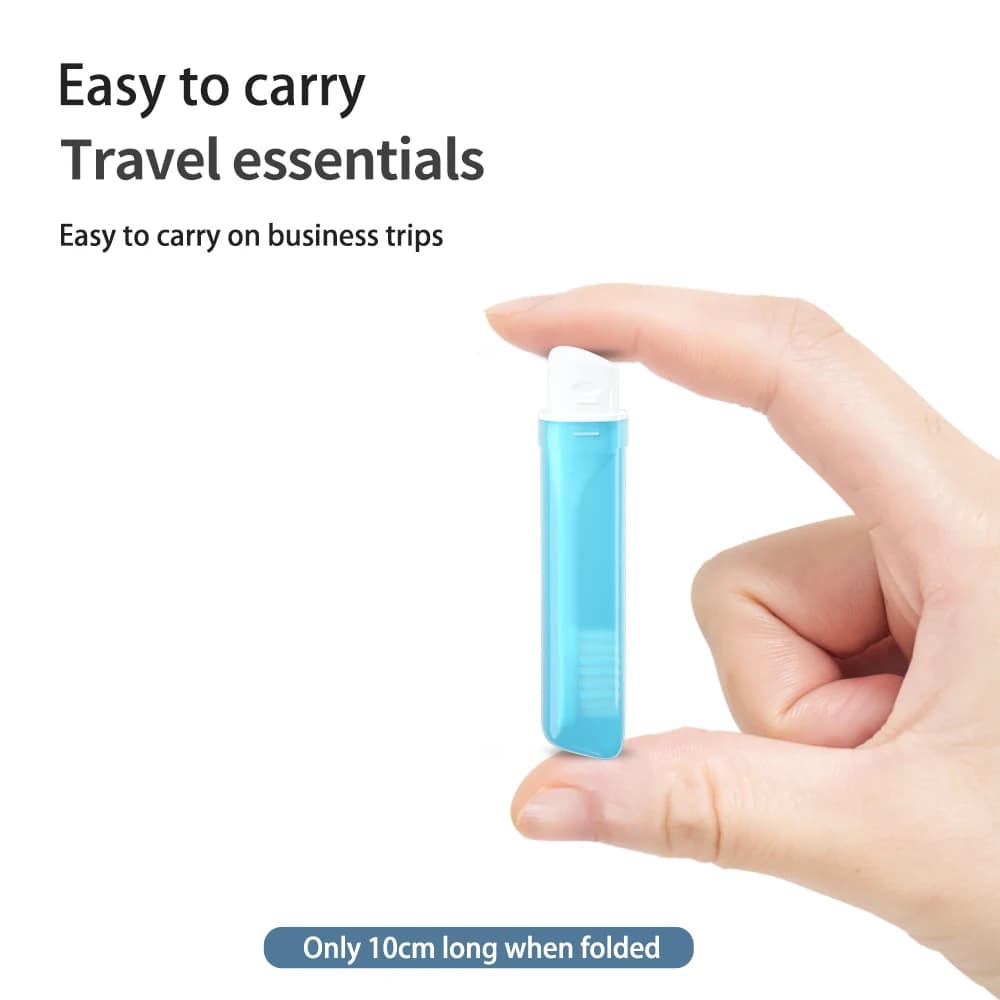 portable folding travel toothbrush — image 4