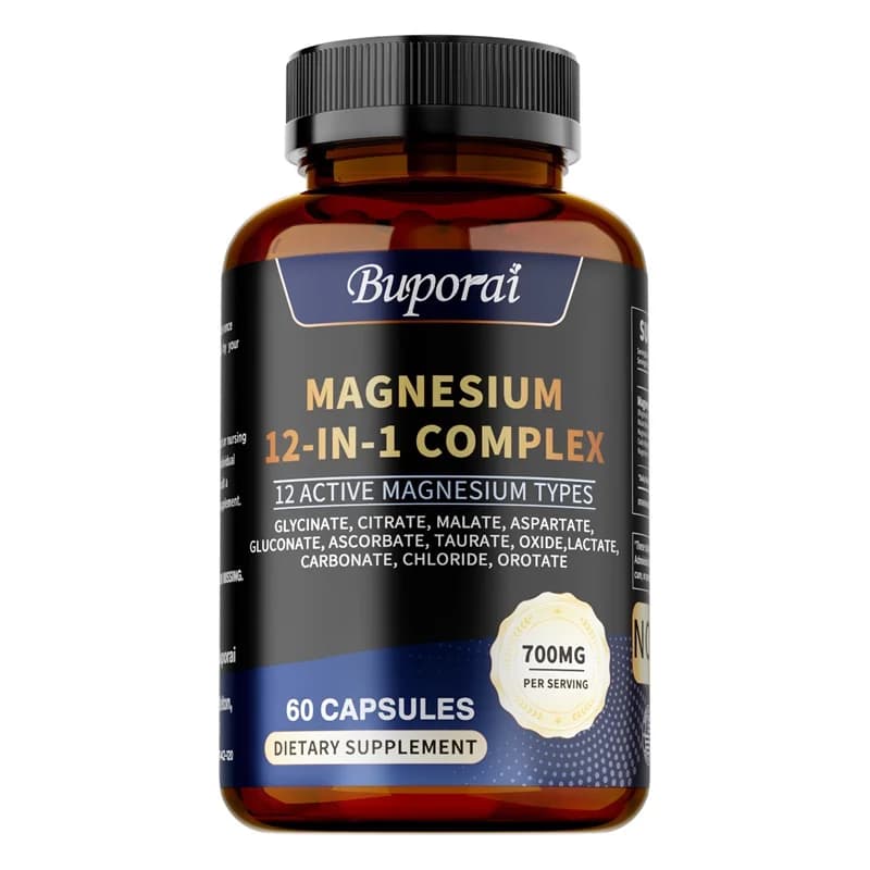 bottles of magnesium complex capsules — image 8