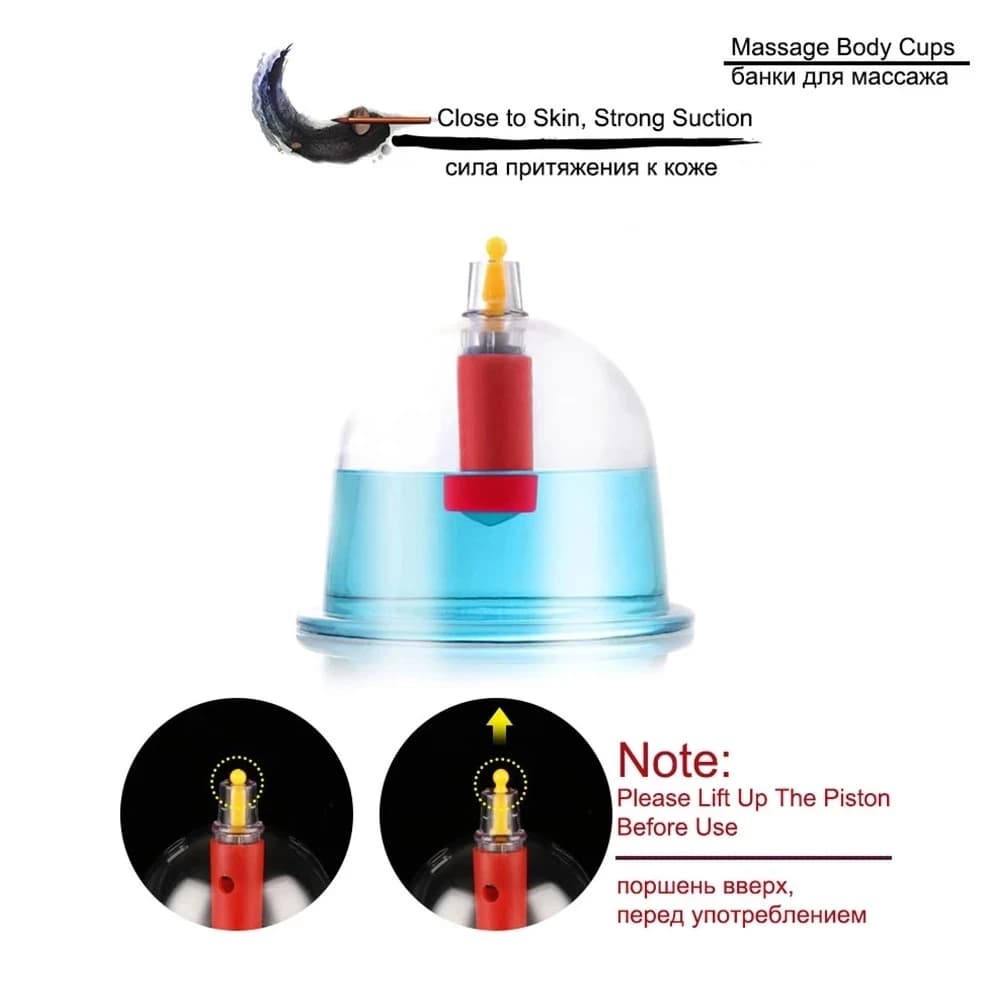 plastic vacuum cupping set with 32 suction cups — image 3