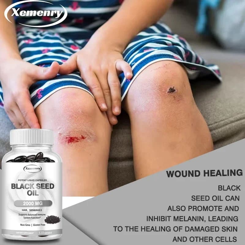 vegan black seed oil capsules — image 4