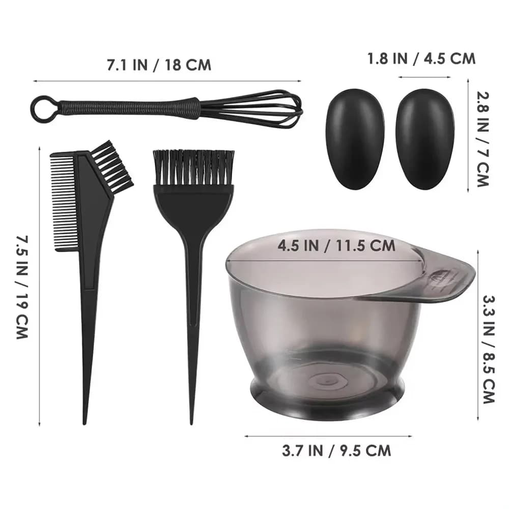 six‑piece professional hair coloring kit — image 6