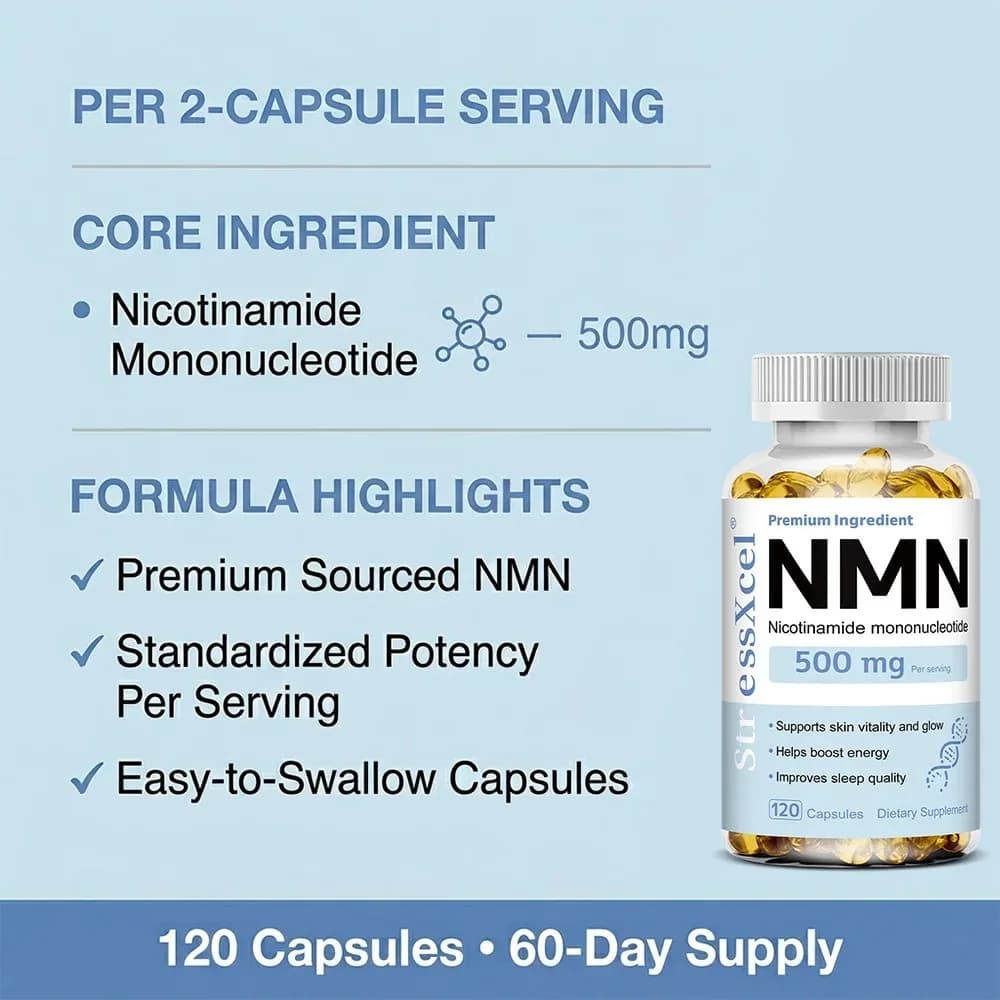 NMN nicotinamide mononucleotide powder bottle — image 6