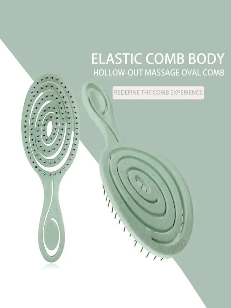 nylon bristle hair massage comb for curly hair — image 5