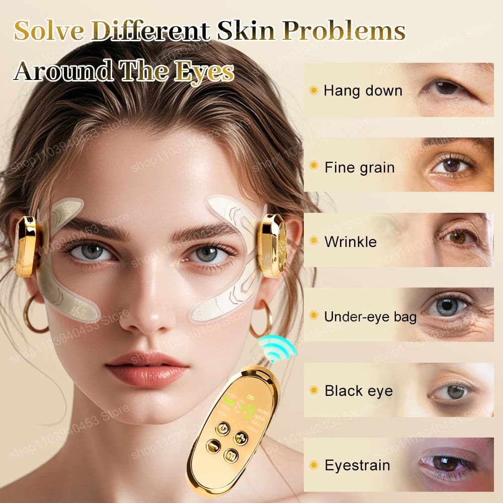 handheld EMS facial muscle stimulator for eye care — image 4