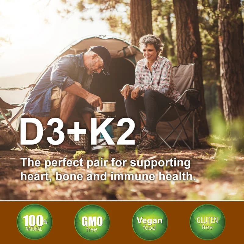 bottles of vitamin d3 k2 capsules — image 4