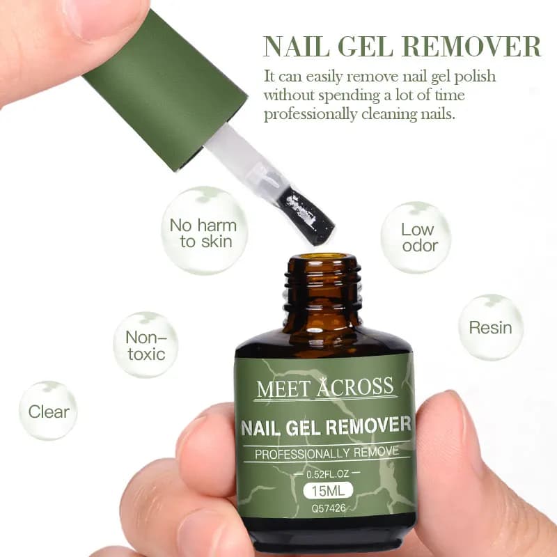 bottle of nail gel remover — image 4
