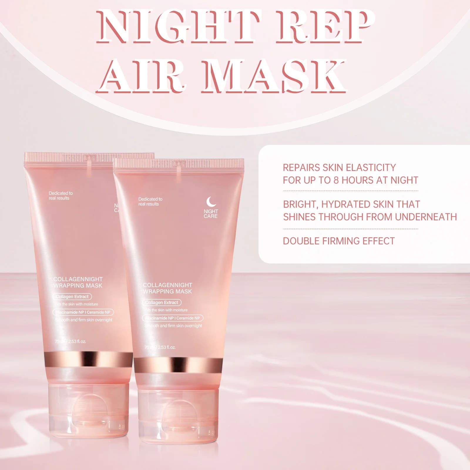 Collagen pulling night mask tube — image 5