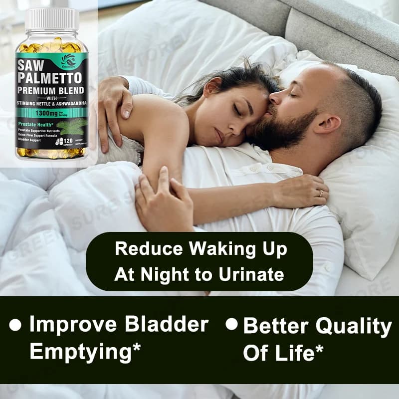 Greensure men's prostate support supplement bottle — image 5