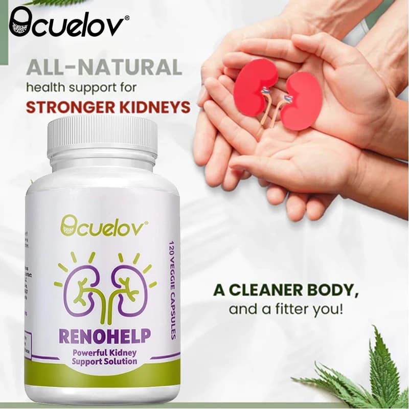 All natural kidney support supplement bottle — image 6