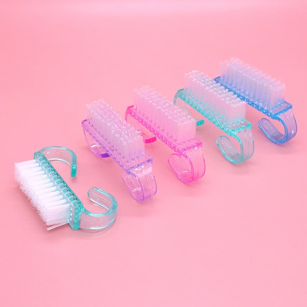set of acrylic nail art brushes in four colors — image 3