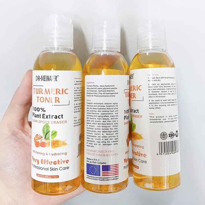turmeric brightening toner and serum set — image 6