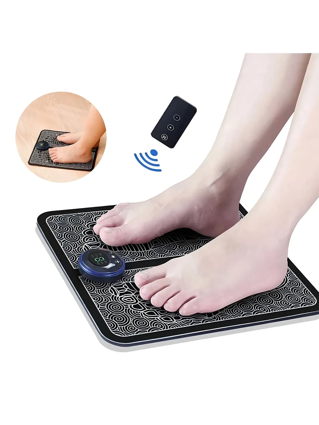rechargeable EMS foot massager pad — image 2