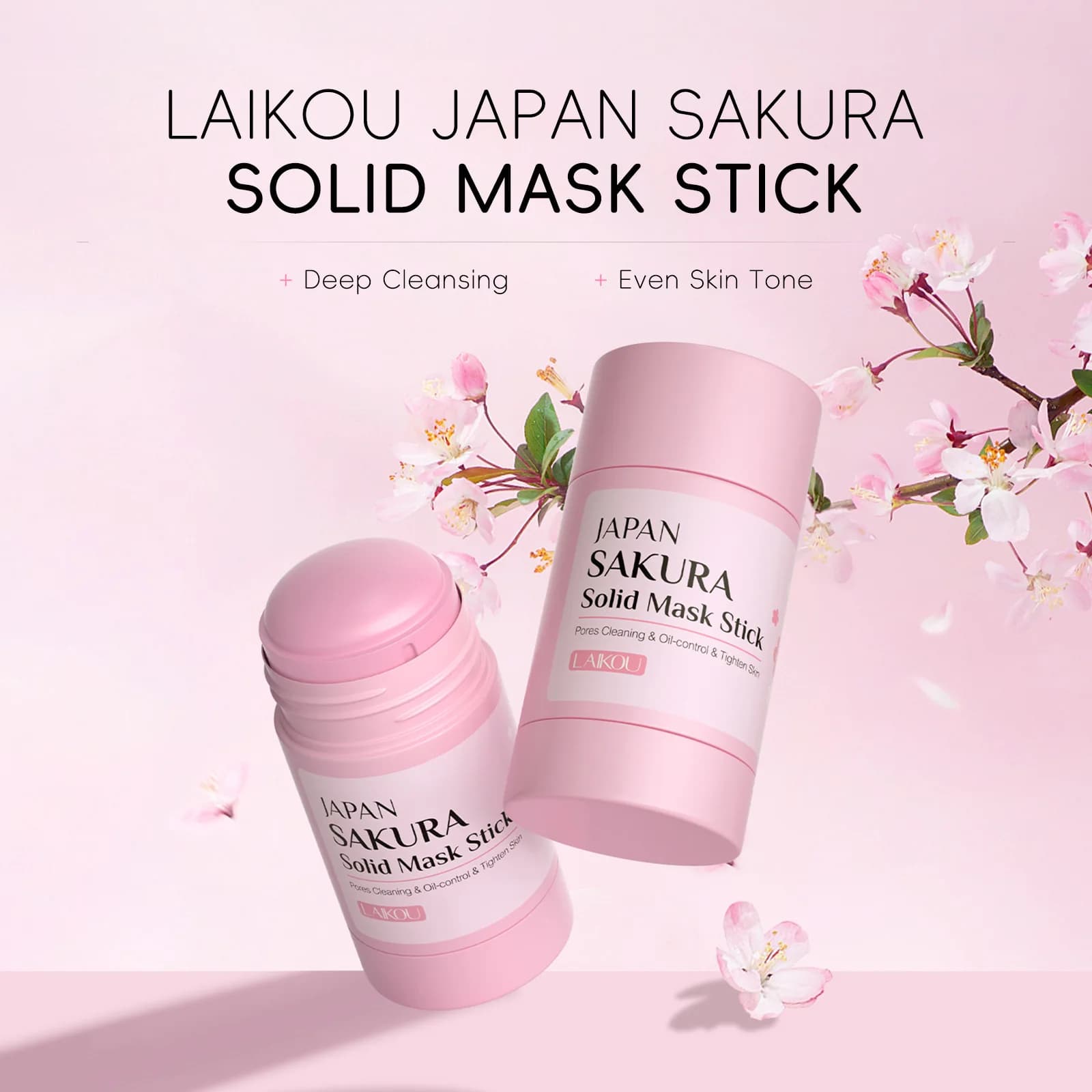LAlKOU Sakura solid mud face mask stick — image 2