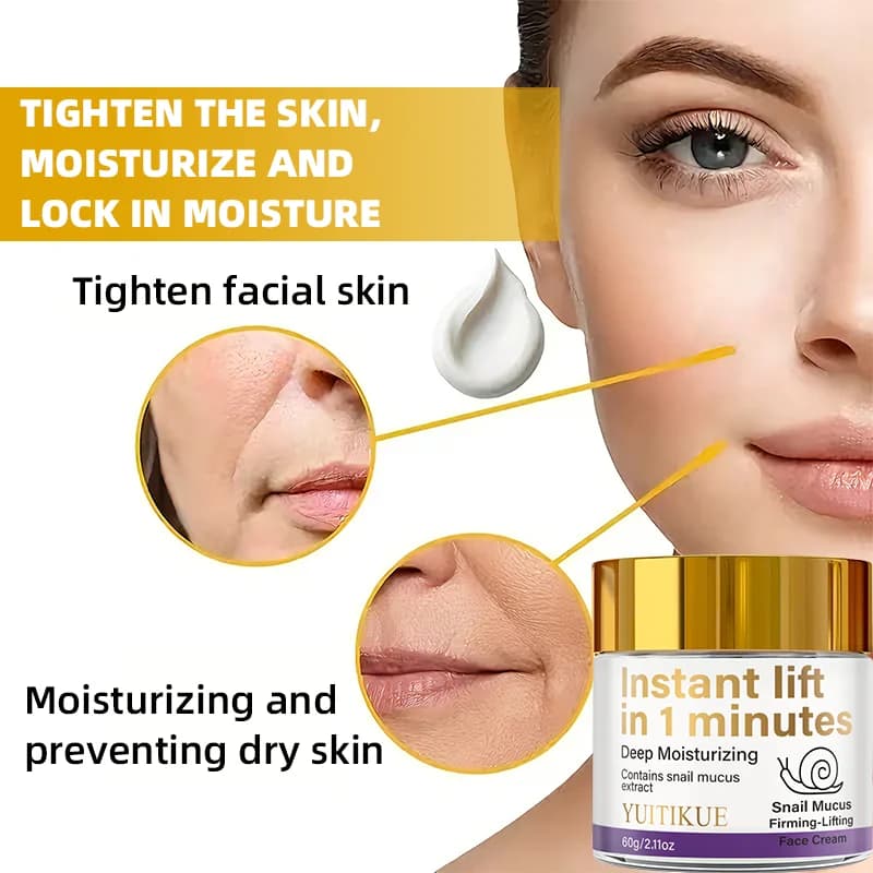 snail mucin instant lift face cream — image 4