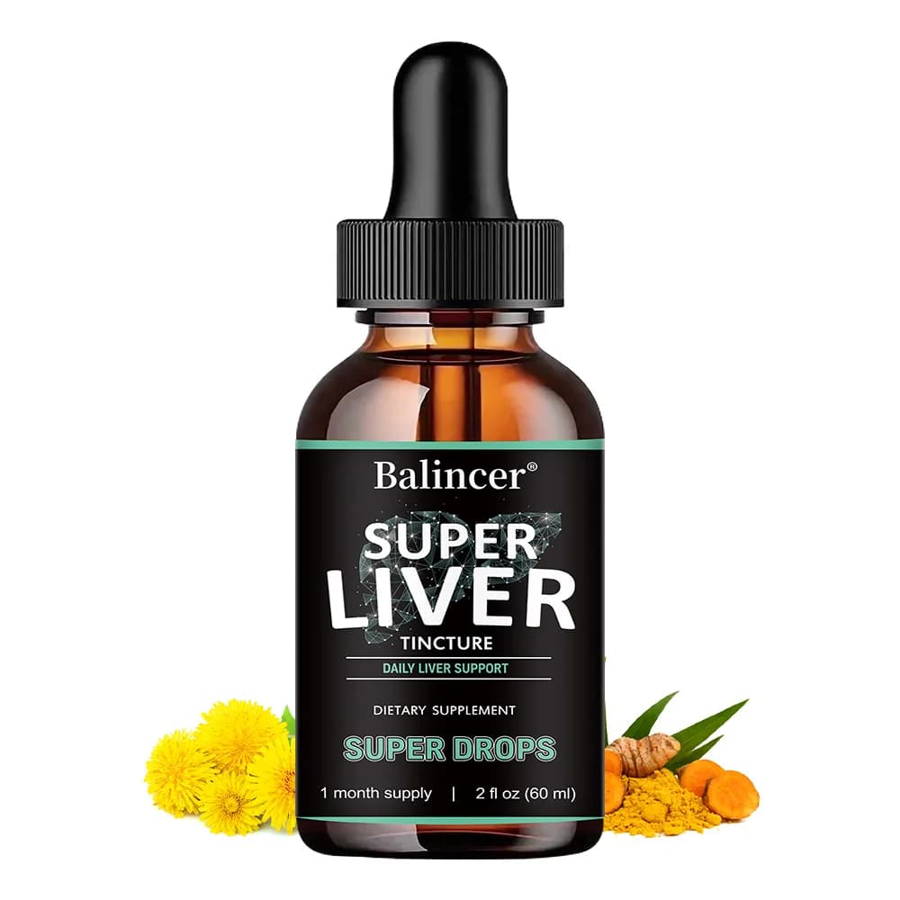 bottle of liver support liquid drops with milk thistle — image 6