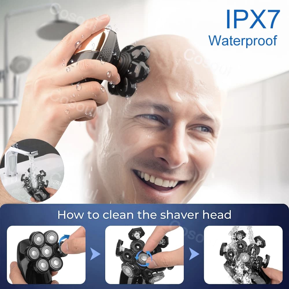 men's electric shaver for beard and bald head — image 5