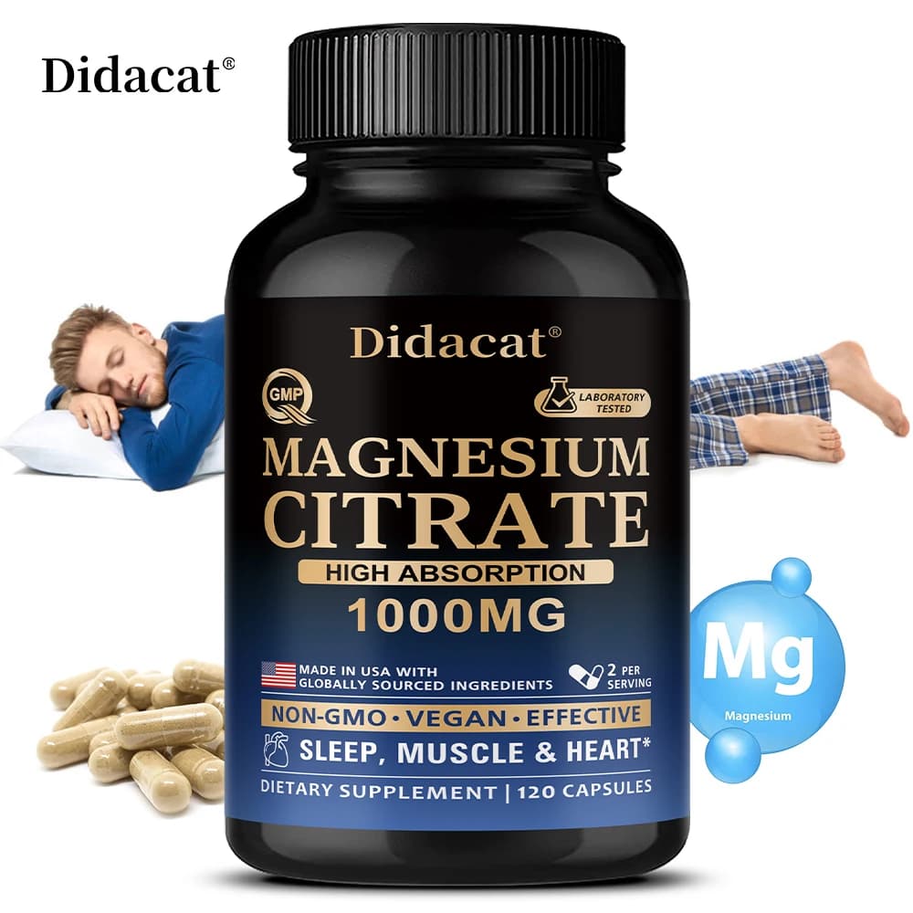 Magnesium Citrate 1000 mg Capsules