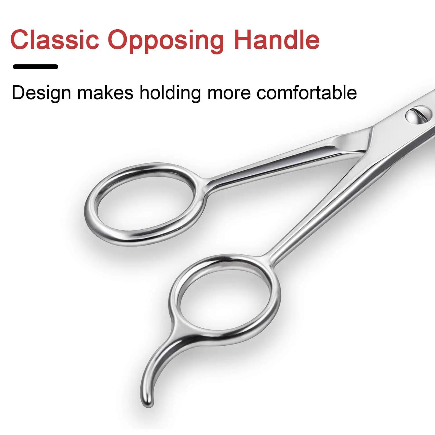 stainless steel hair cutting shears — image 4