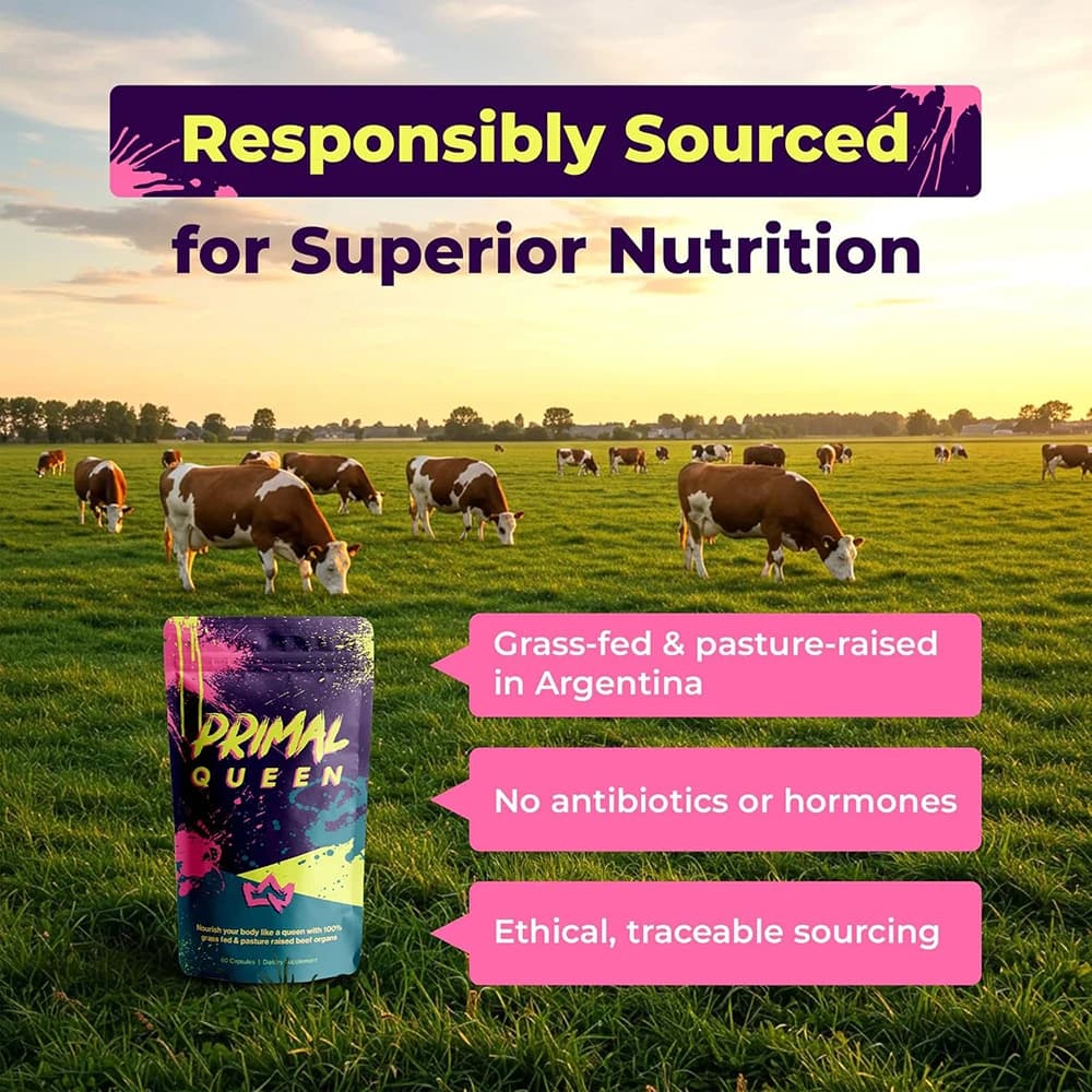 Grass-fed beef organ supplement capsules for women — image 5