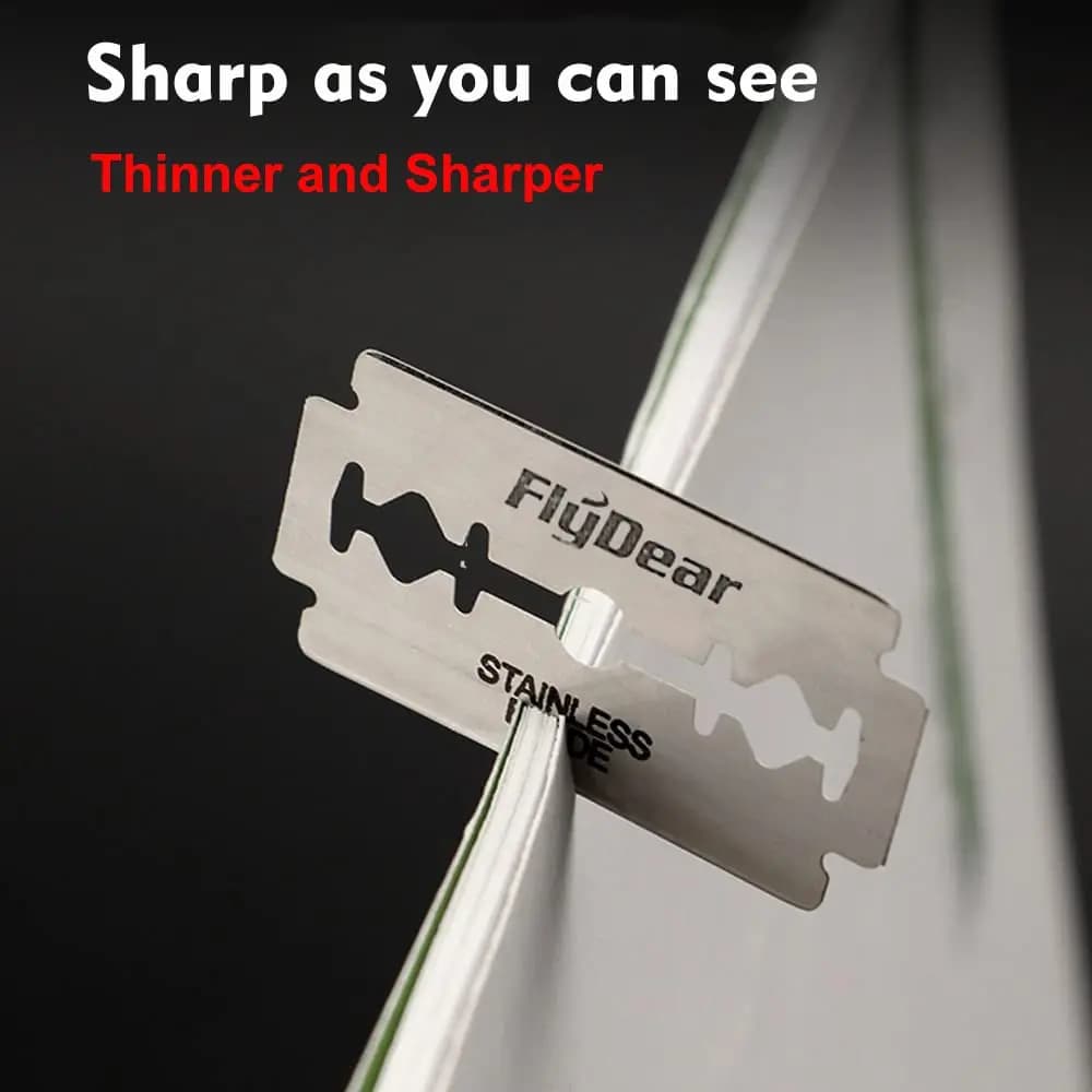 double sided stainless steel razor blade — image 3