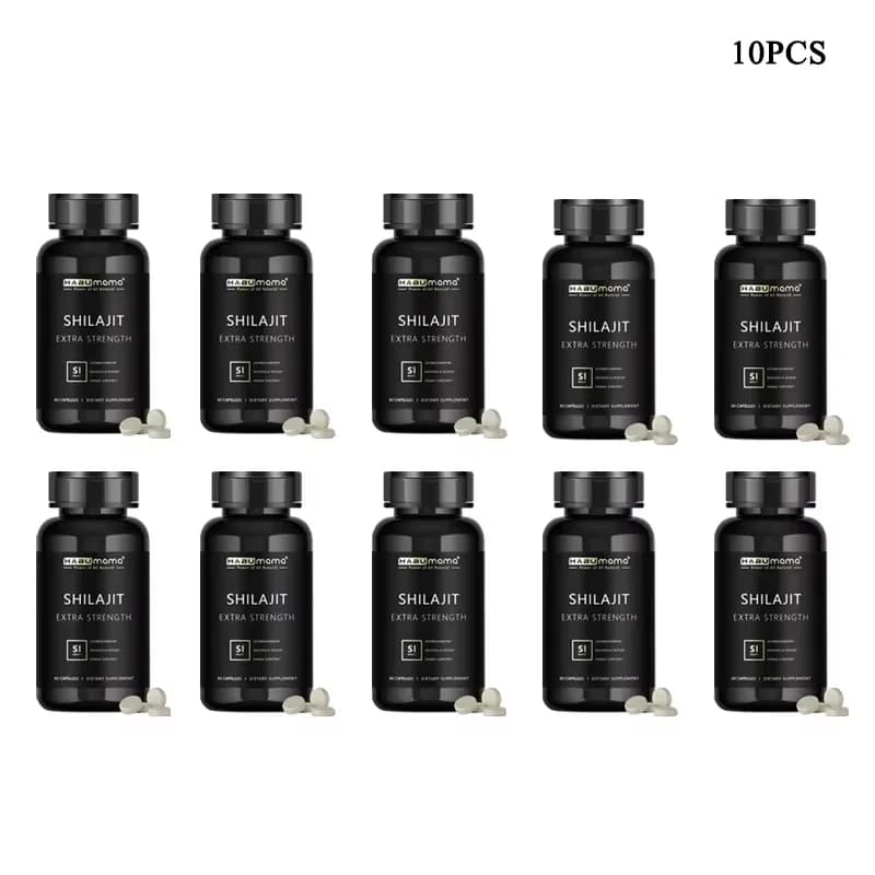 bottle of organic shilajit capsules — image 7
