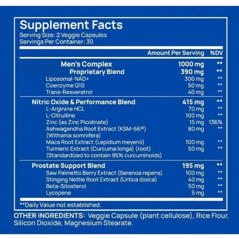 NAD+ supplement capsule bottle — image 6
