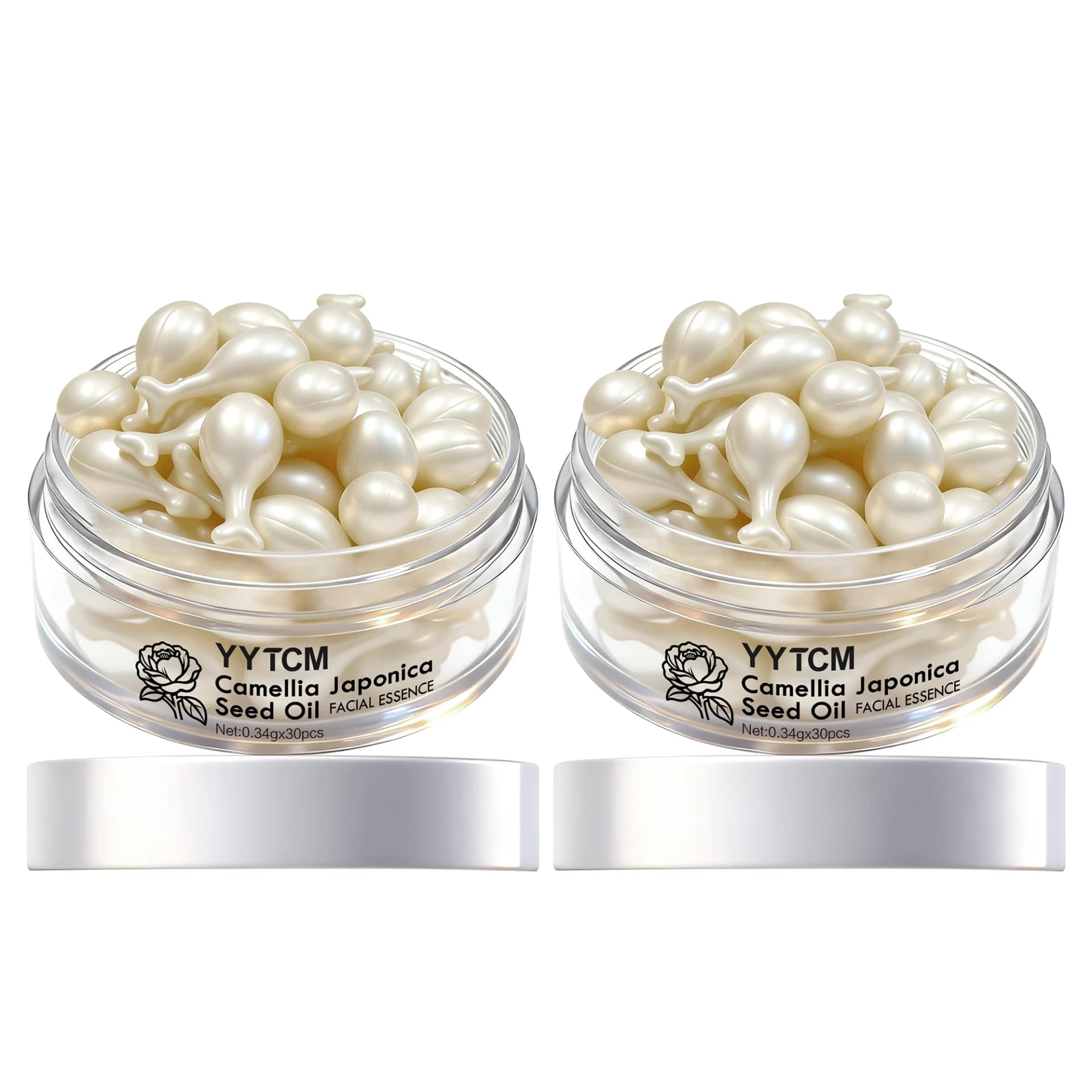 Camellia seed oil essence capsules bottle — image 8