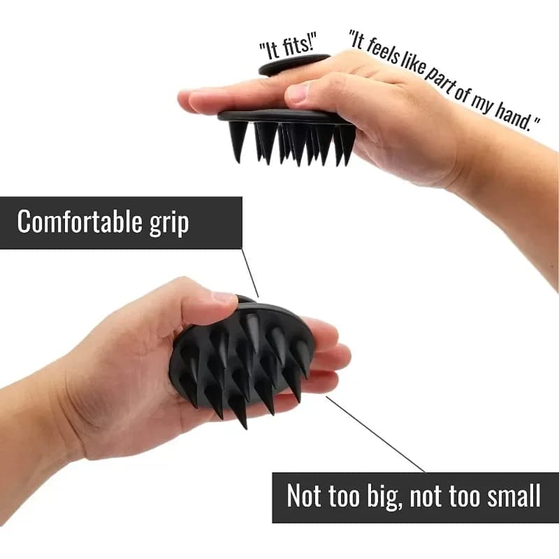 silicone scalp massager hair brush — image 6