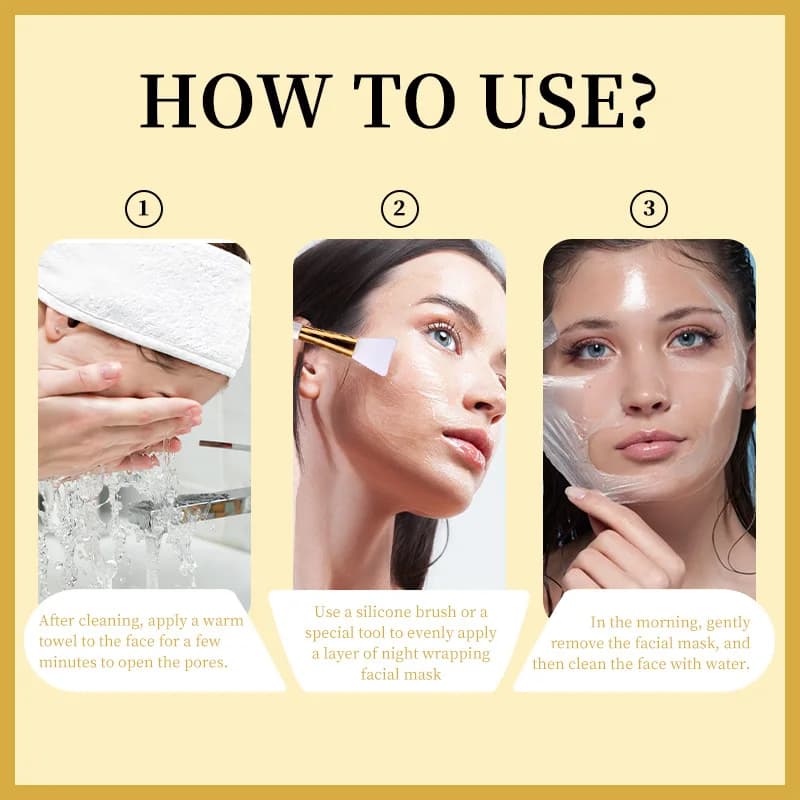 Kojic acid turmeric overnight peel-off mask tube — image 4